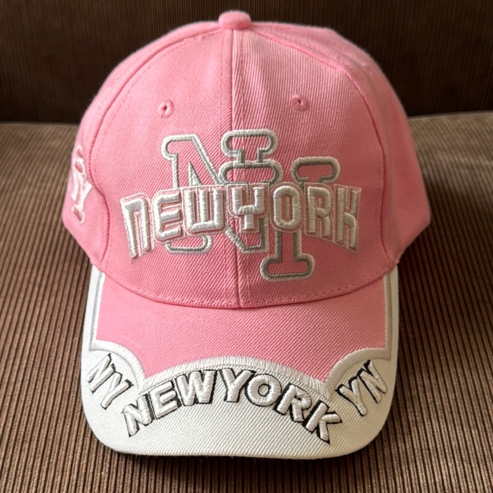 Pink New York Cap